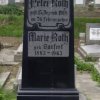 Roth Peter 1842-1918 Gromen Anna 1849-1917 Grabstein